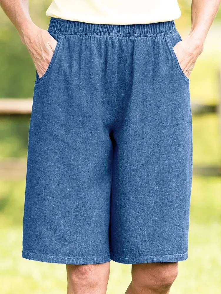 Women's Denim Walking Shorts