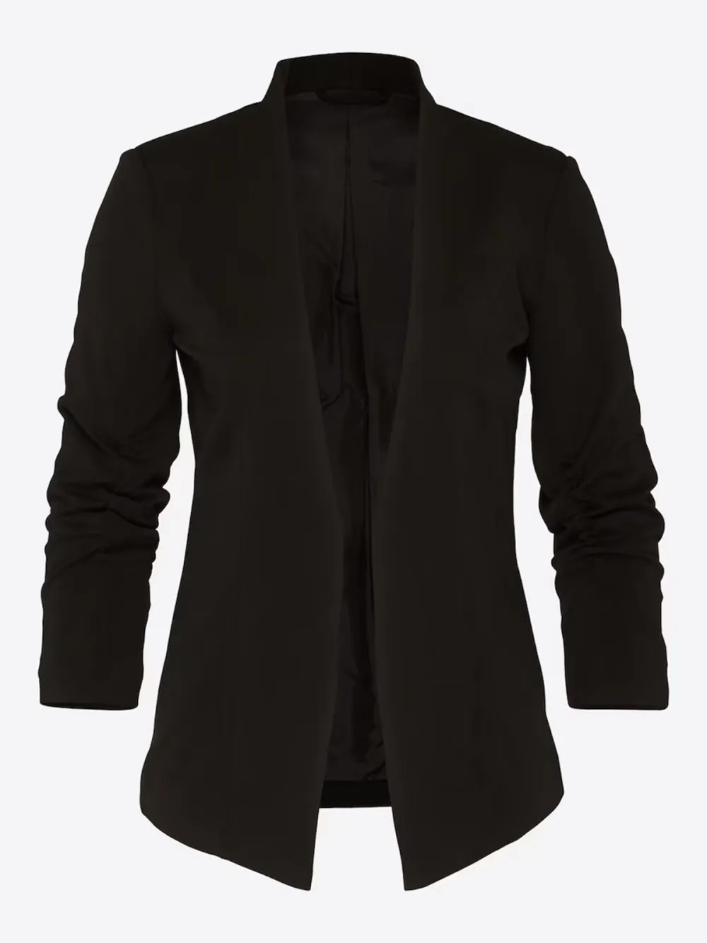 Plain Colored Stand-up Collar Blazer
