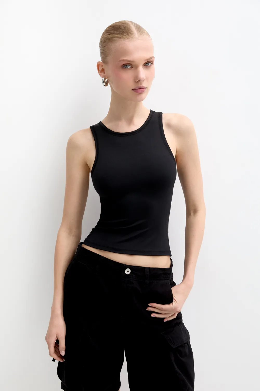 Tank top básico poliamida