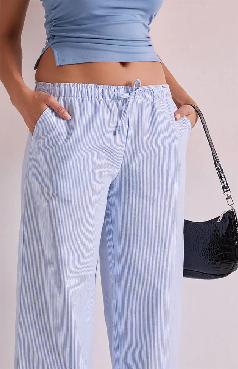 Beverly and Beck Linen Pull-On Pants