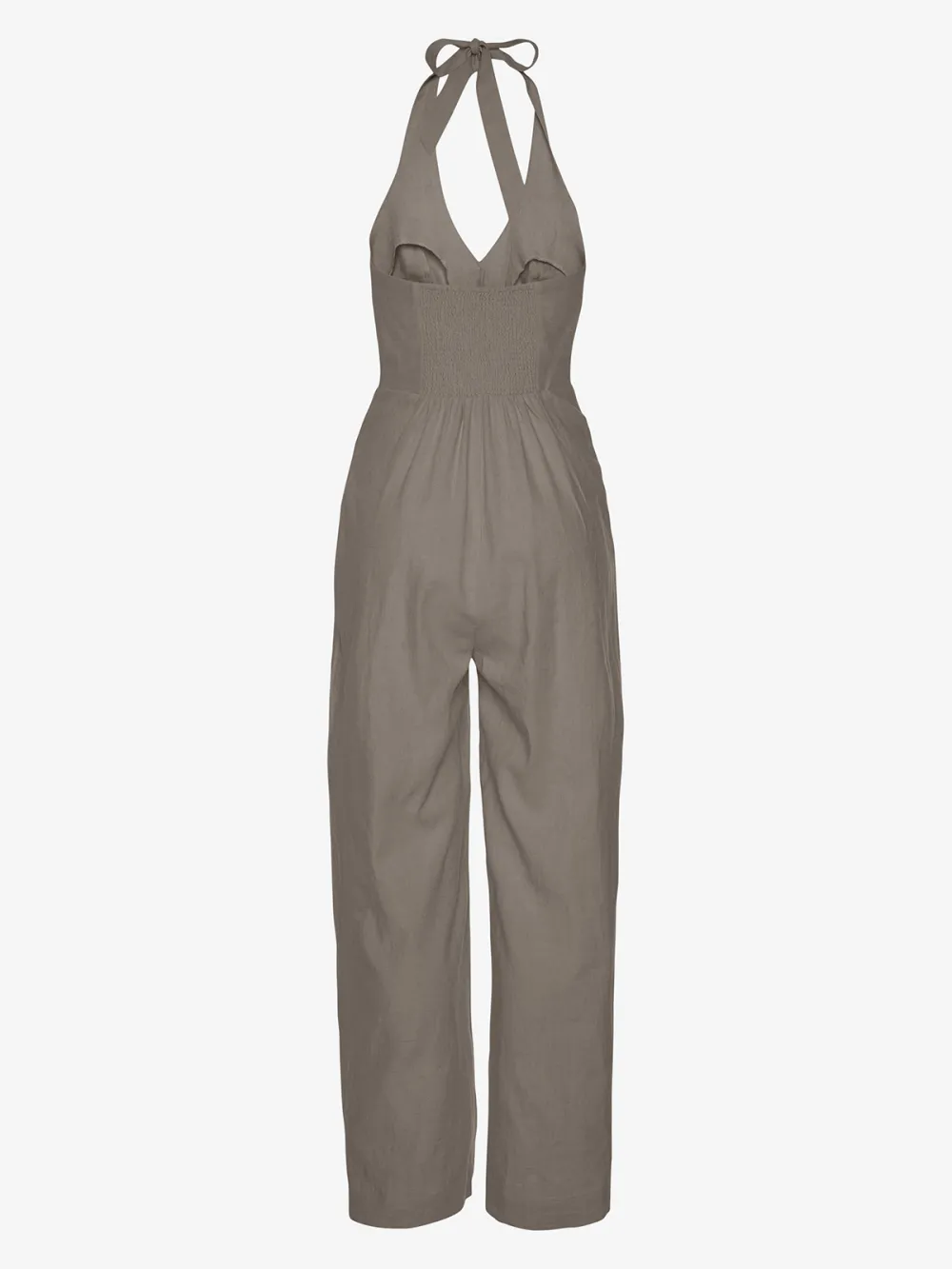 V-neck Casual Style Jumpsuit