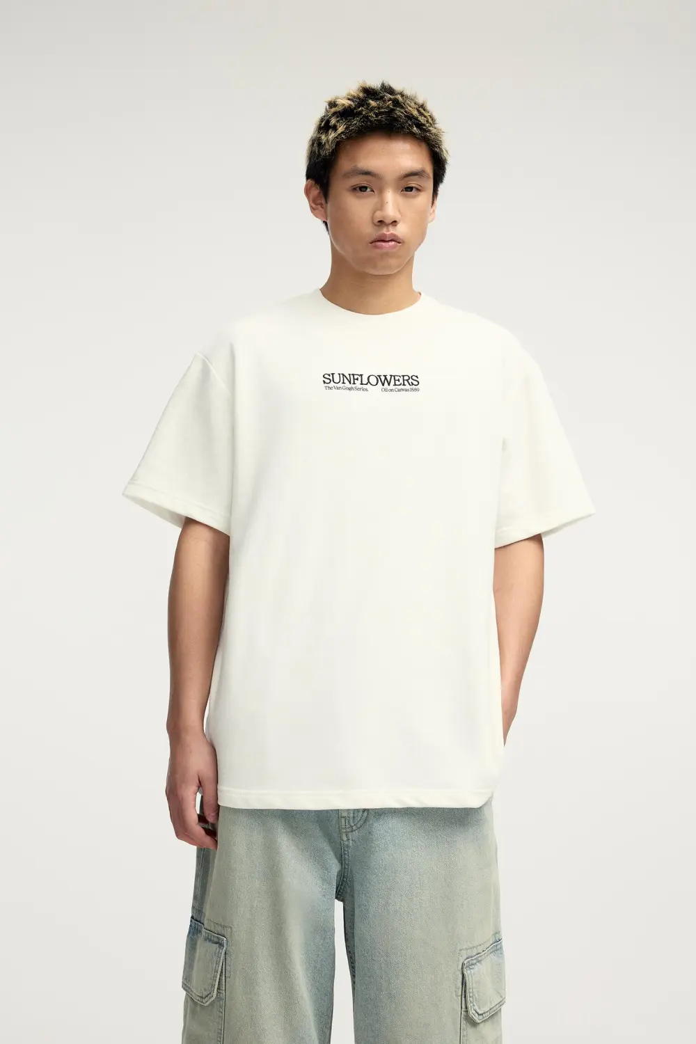 Short sleeve Van Gogh Sunflowers sweatshirt