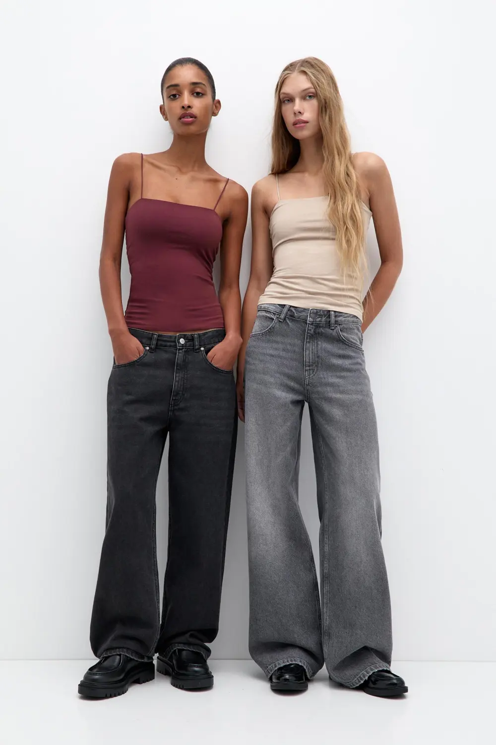 Pack of 2 tops with straps