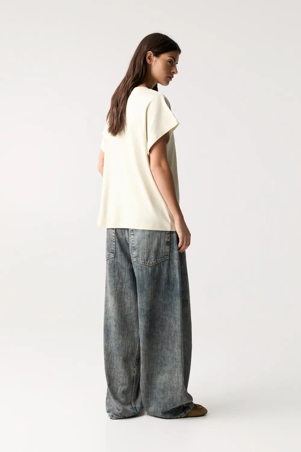 Camiseta manga entera oversize