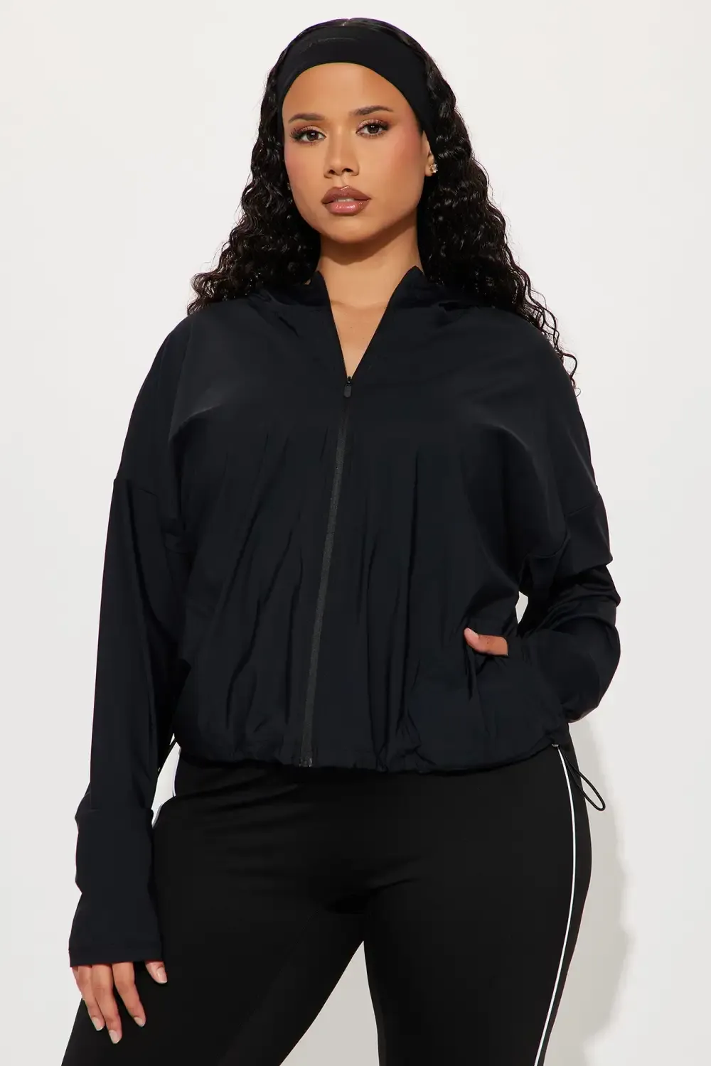 Double It Active Jacket - Black