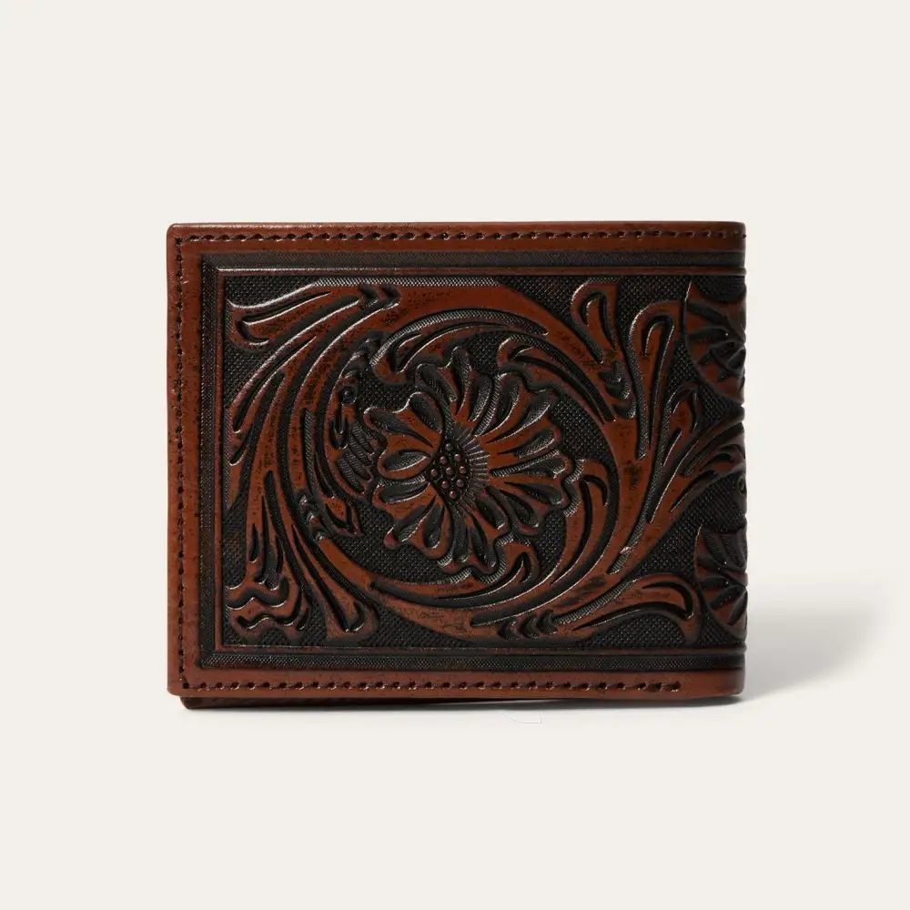 Tooled Bi-Fold Wallet