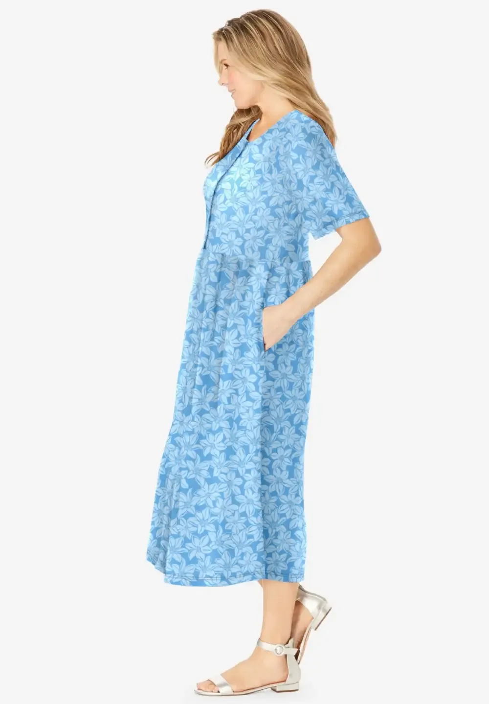Button-Front Essential Dress