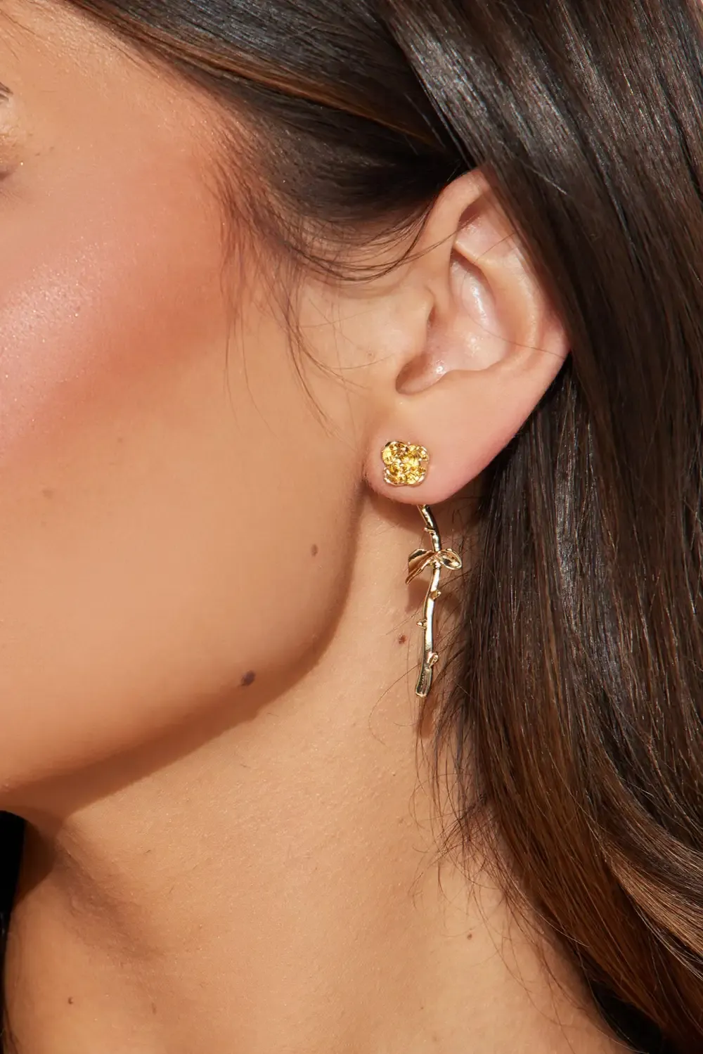 More For Love Earrings - Gold