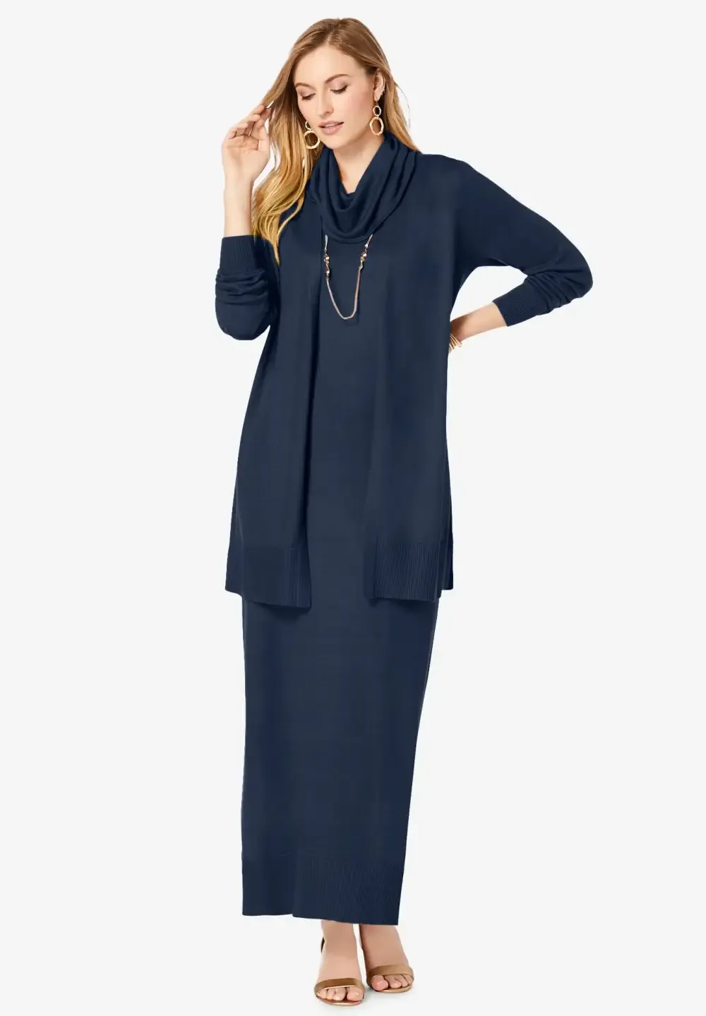 2-Piece Sweater Dress
