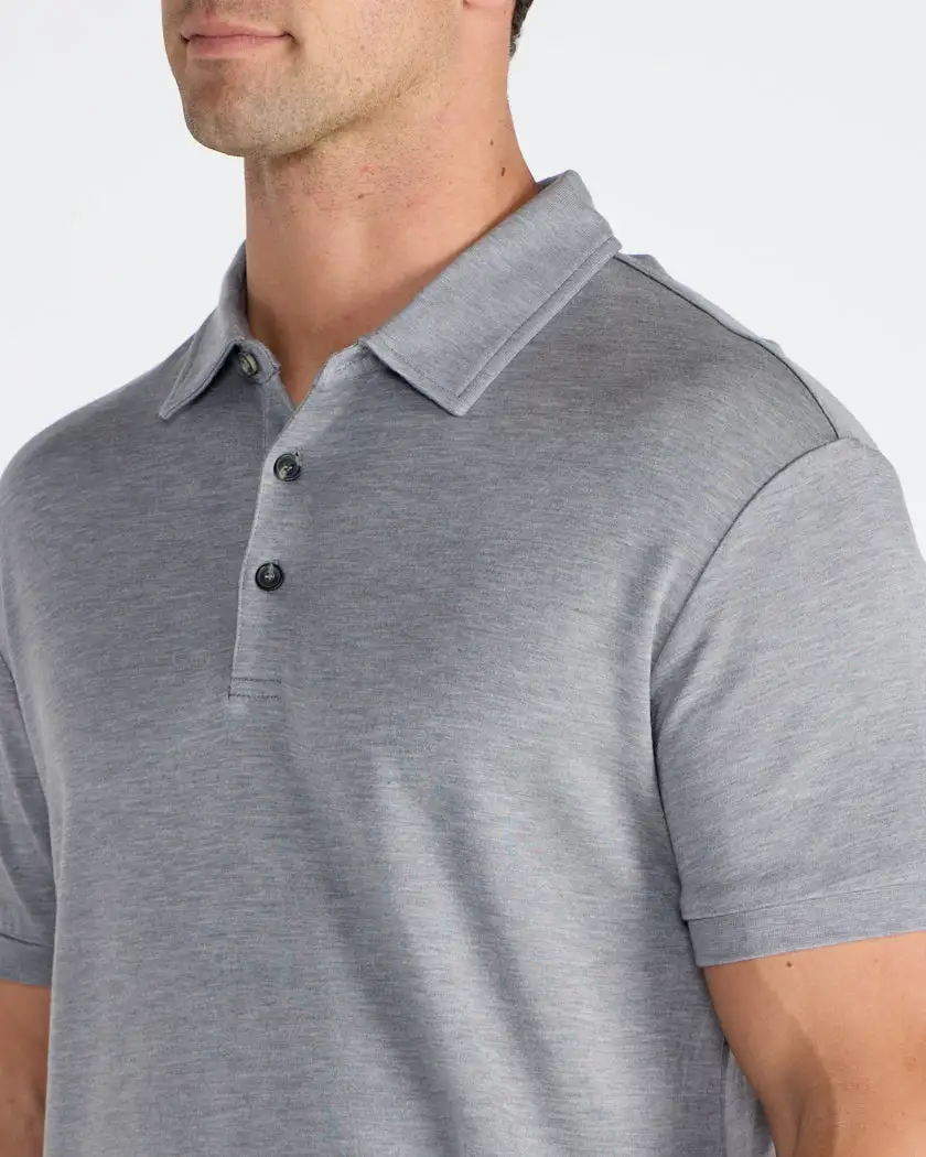Comfort Wool Short Sleeve Polo