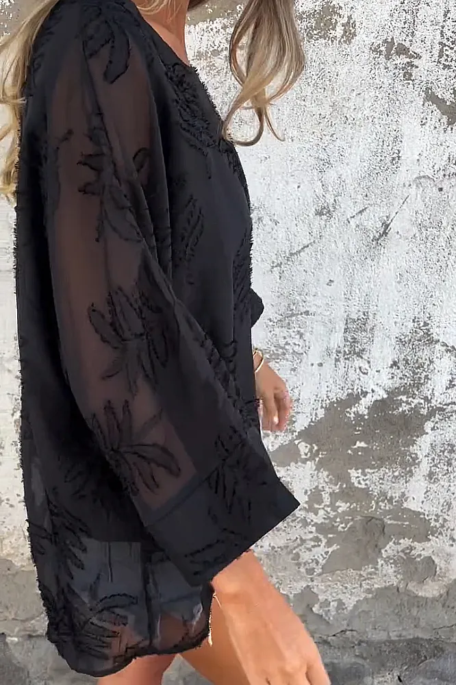 Women's Pattern Chiffon Casual T-shirt