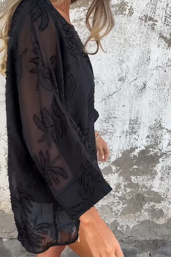 Women's Pattern Chiffon Casual T-shirt