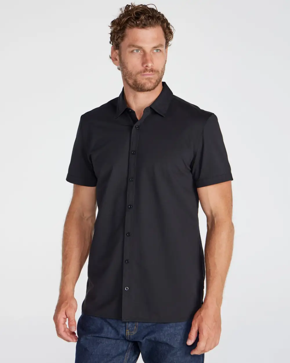 Vista Stretch Short Sleeve Button Down