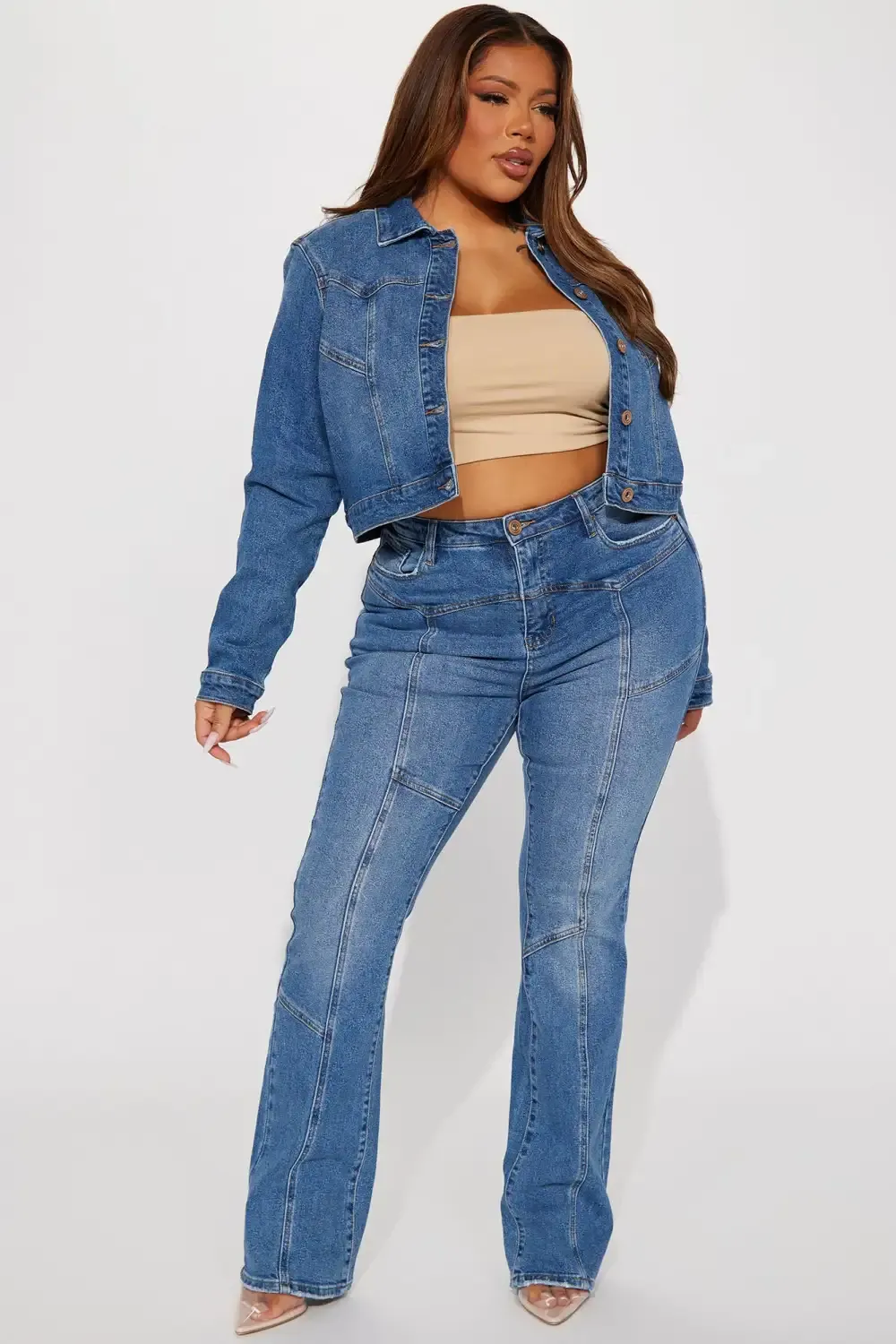 Cheyenne High Rise Bootcut Jeans - Medium Wash