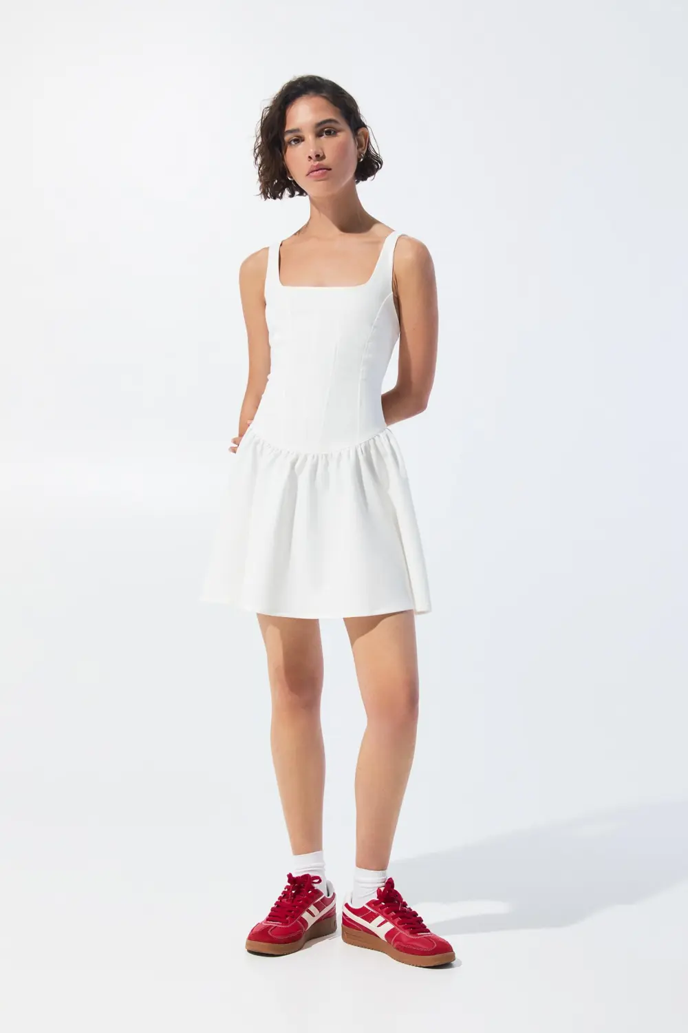 Vestido corto corsetero