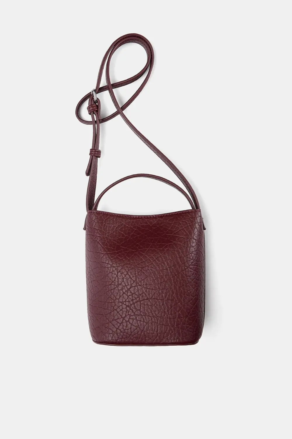 Bolso bandolera efecto piel