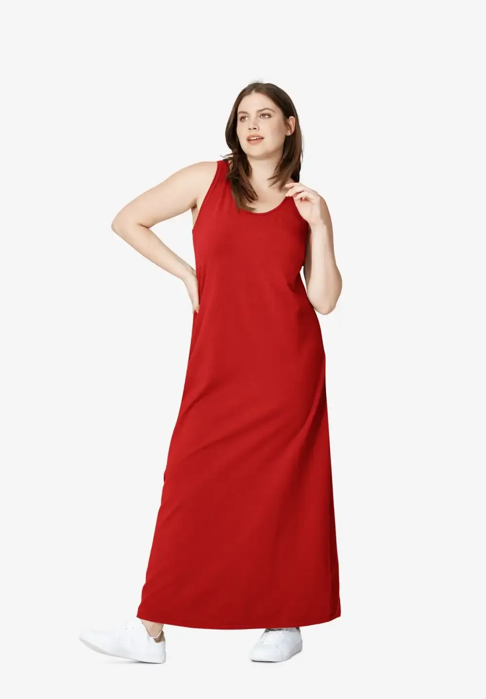 Sleeveless Knit Maxi Dress