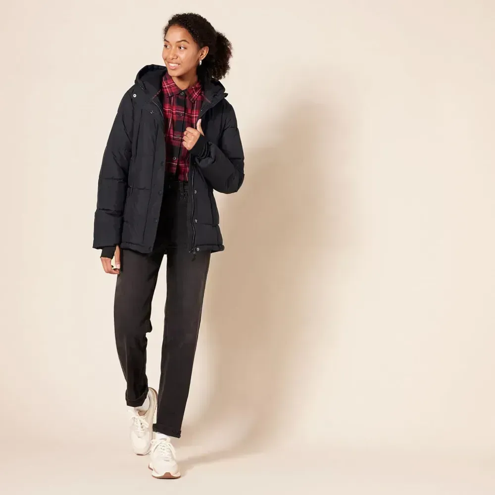Women's Heavyweight Long-Sleeve Hooded Puffer Coat (Available in Plus Size)