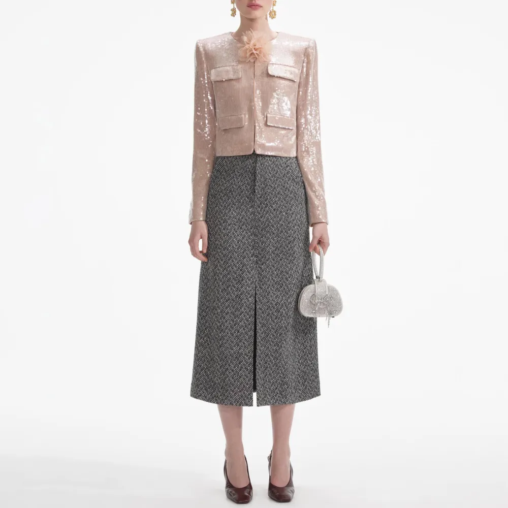 Champagne Sequin Jacket