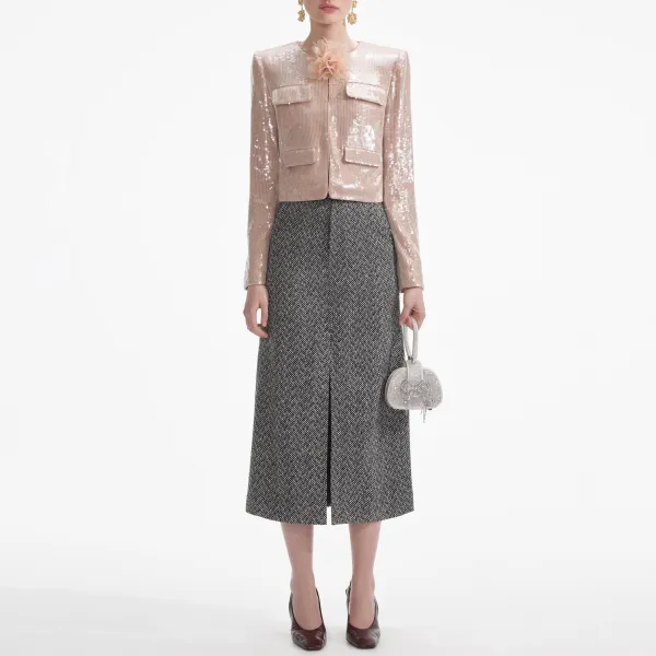 Champagne Sequin Jacket