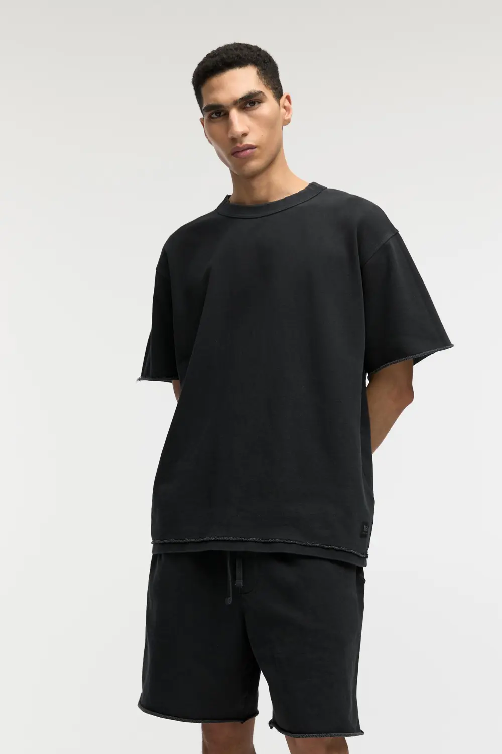 Short sleeve sweatshirt