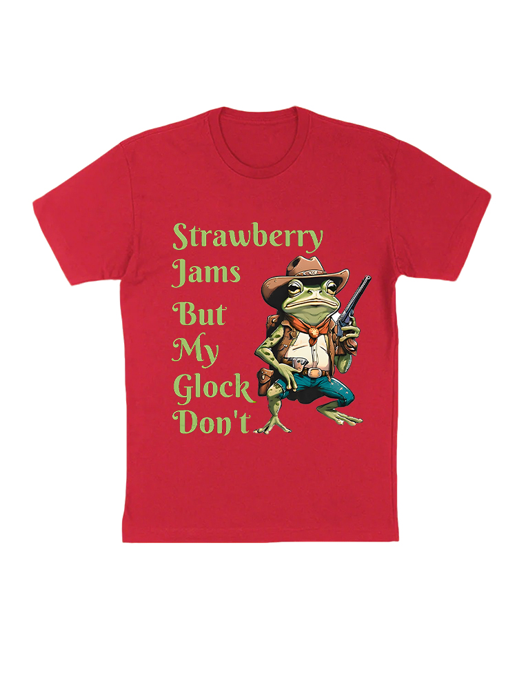 Frog Print Casual Style T-Shirt