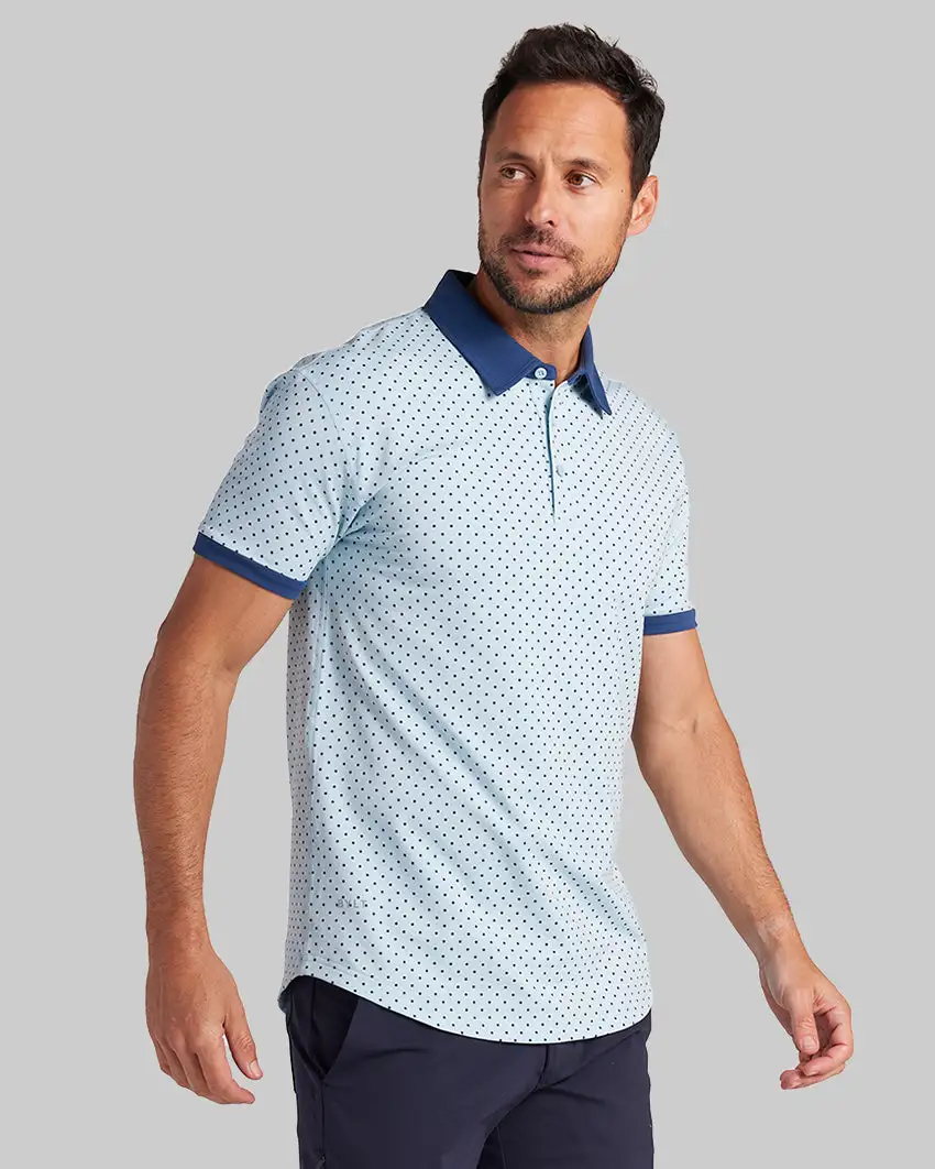 Drop-Cut: Lux Dotted Polo