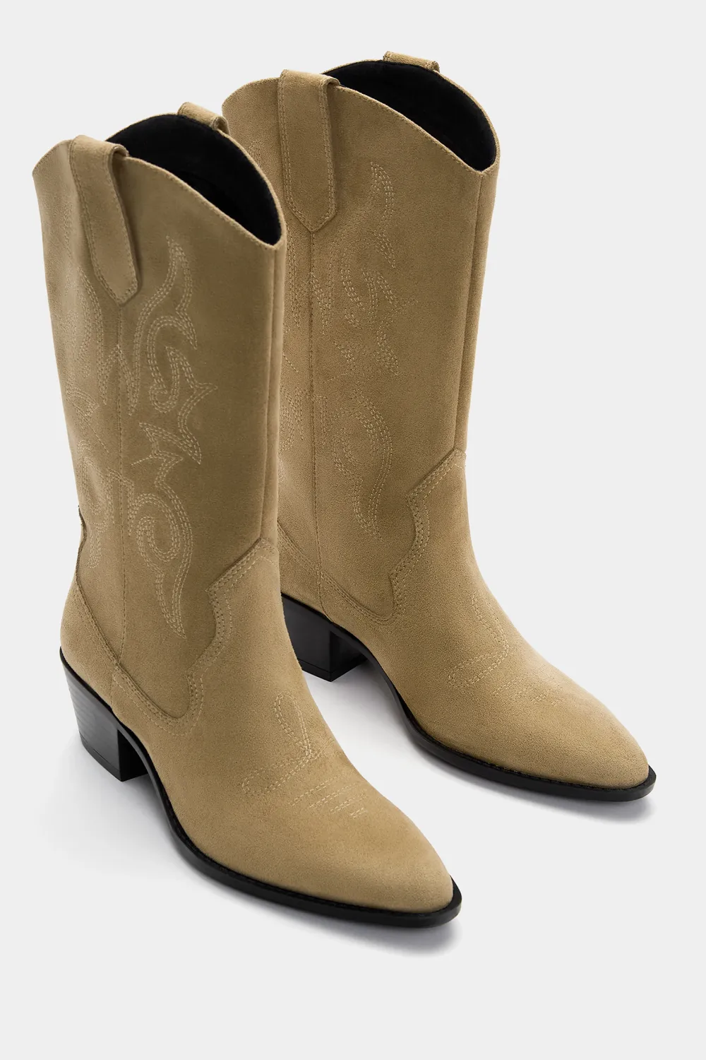 Botas cowboy pespuntes