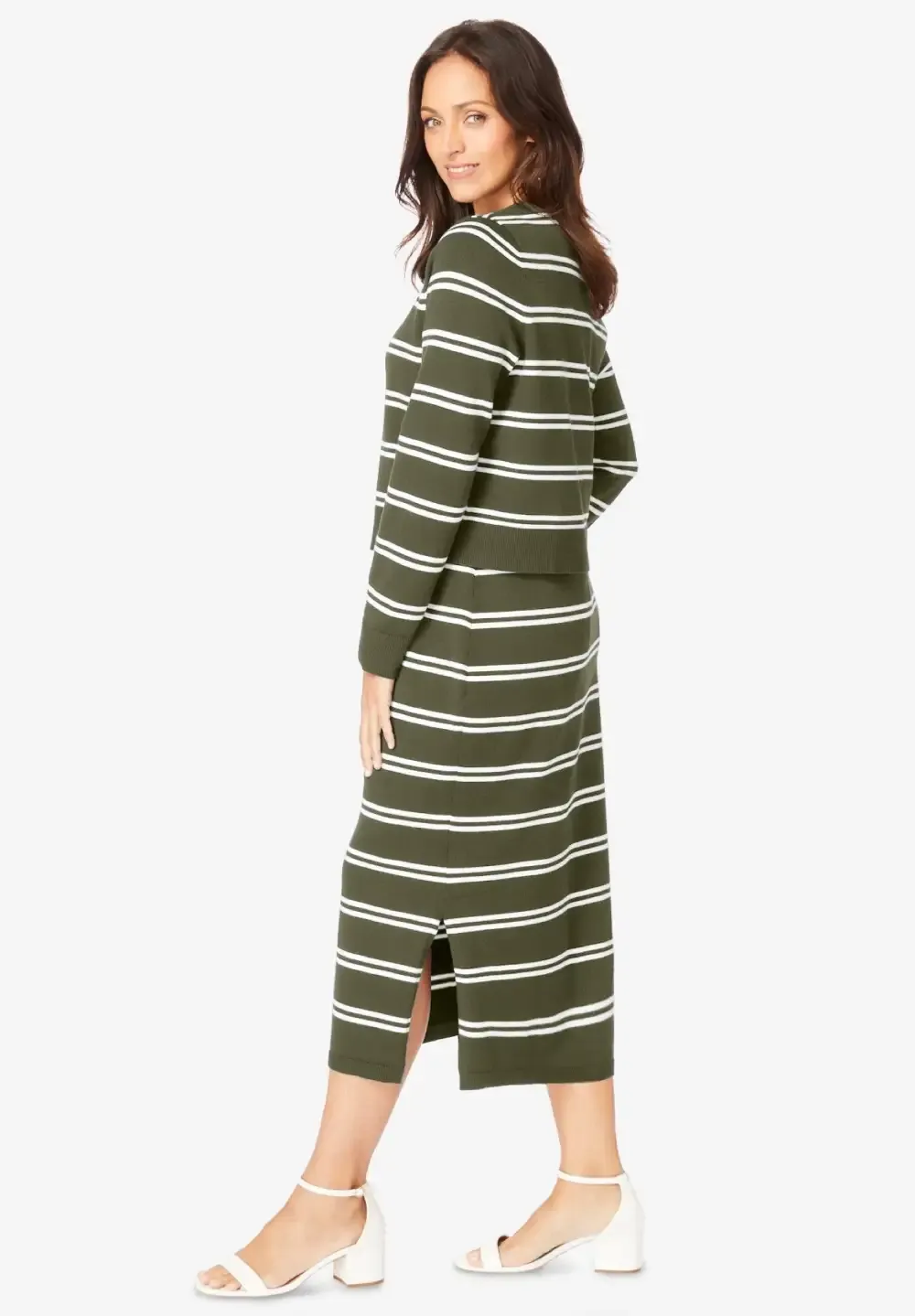 Two Piece Sweater Dress Set