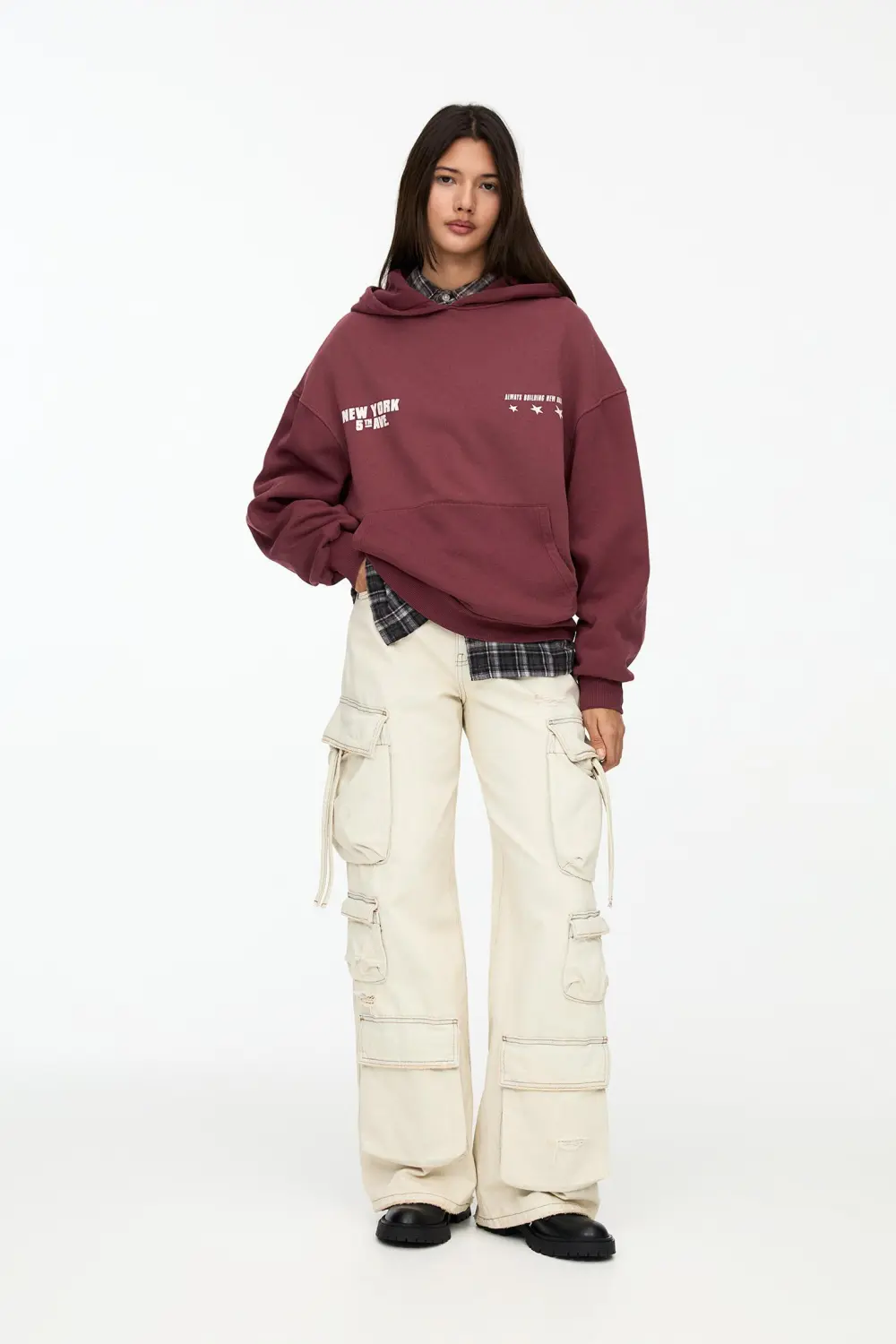 Sudadera capucha estrellas