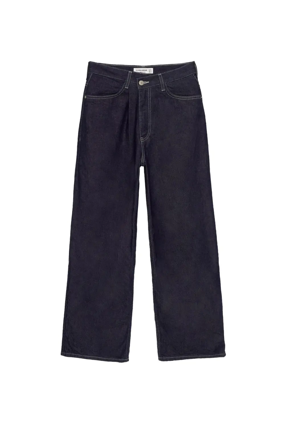 Jeans super baggy cintura cruzada