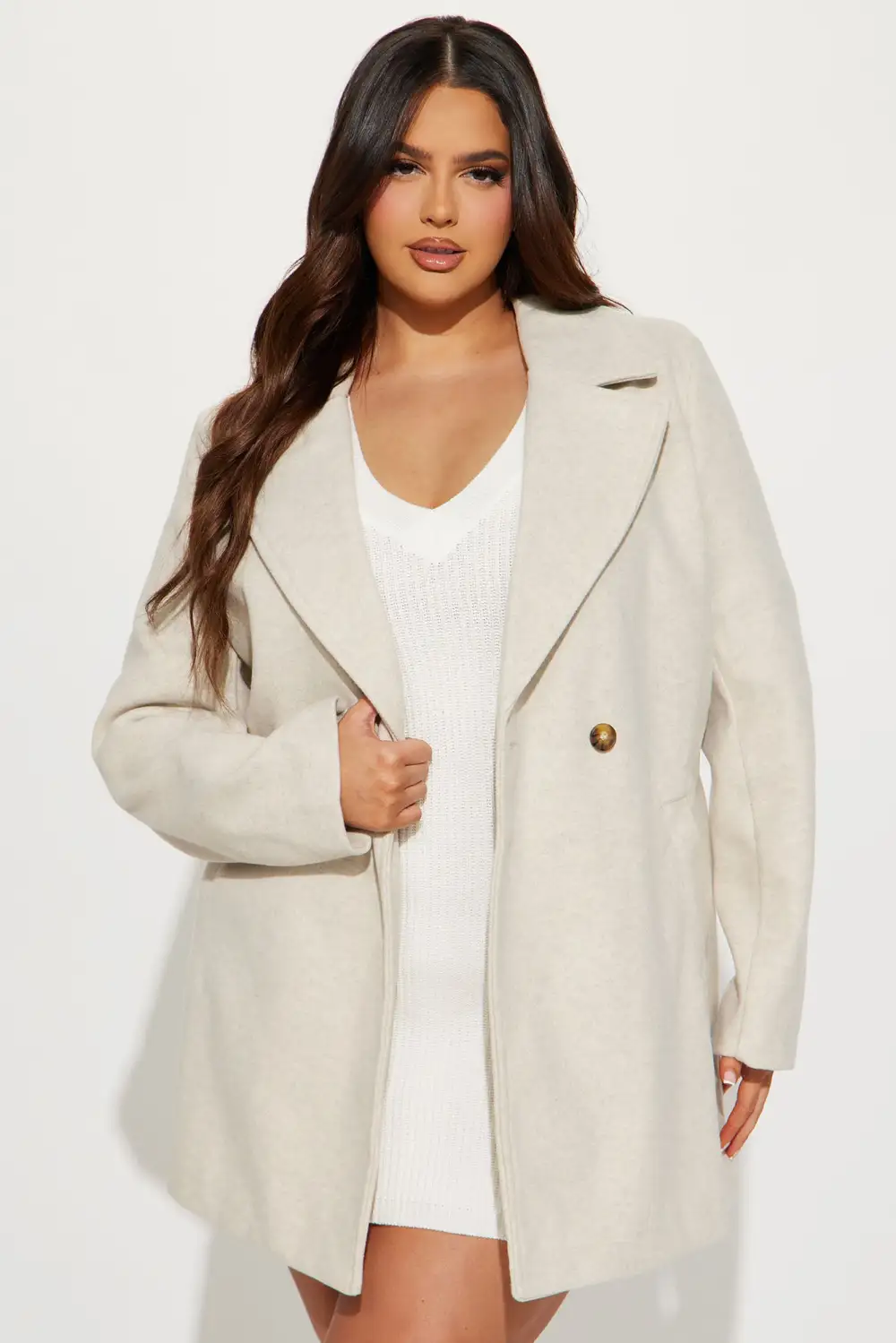Listen Up Trench Coat - Ivory