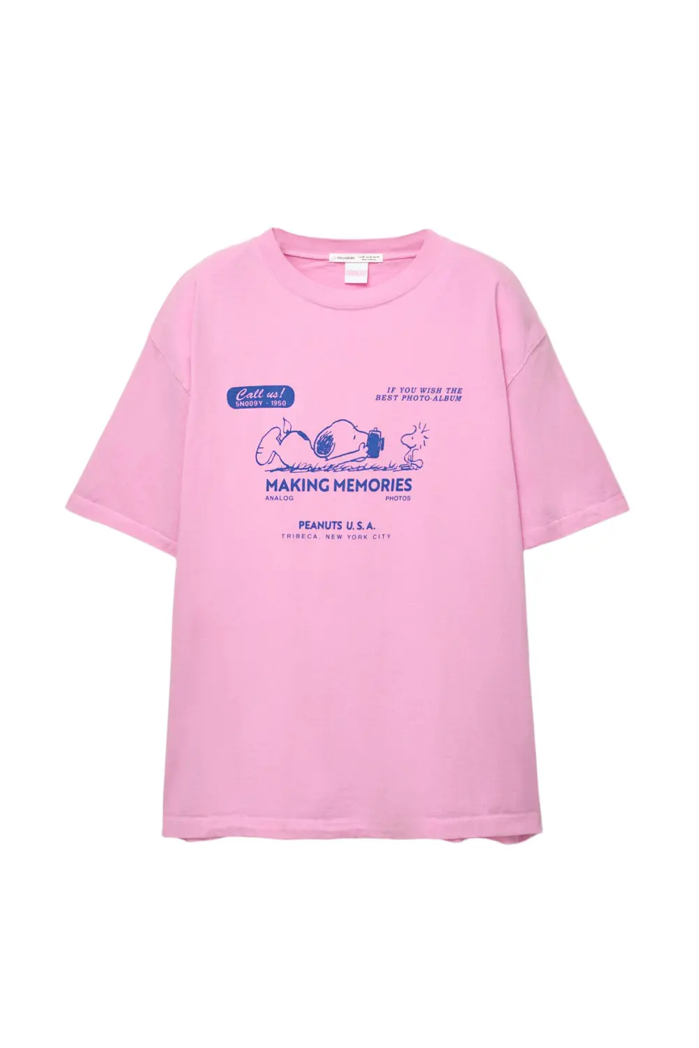 Camiseta rosa Snoopy