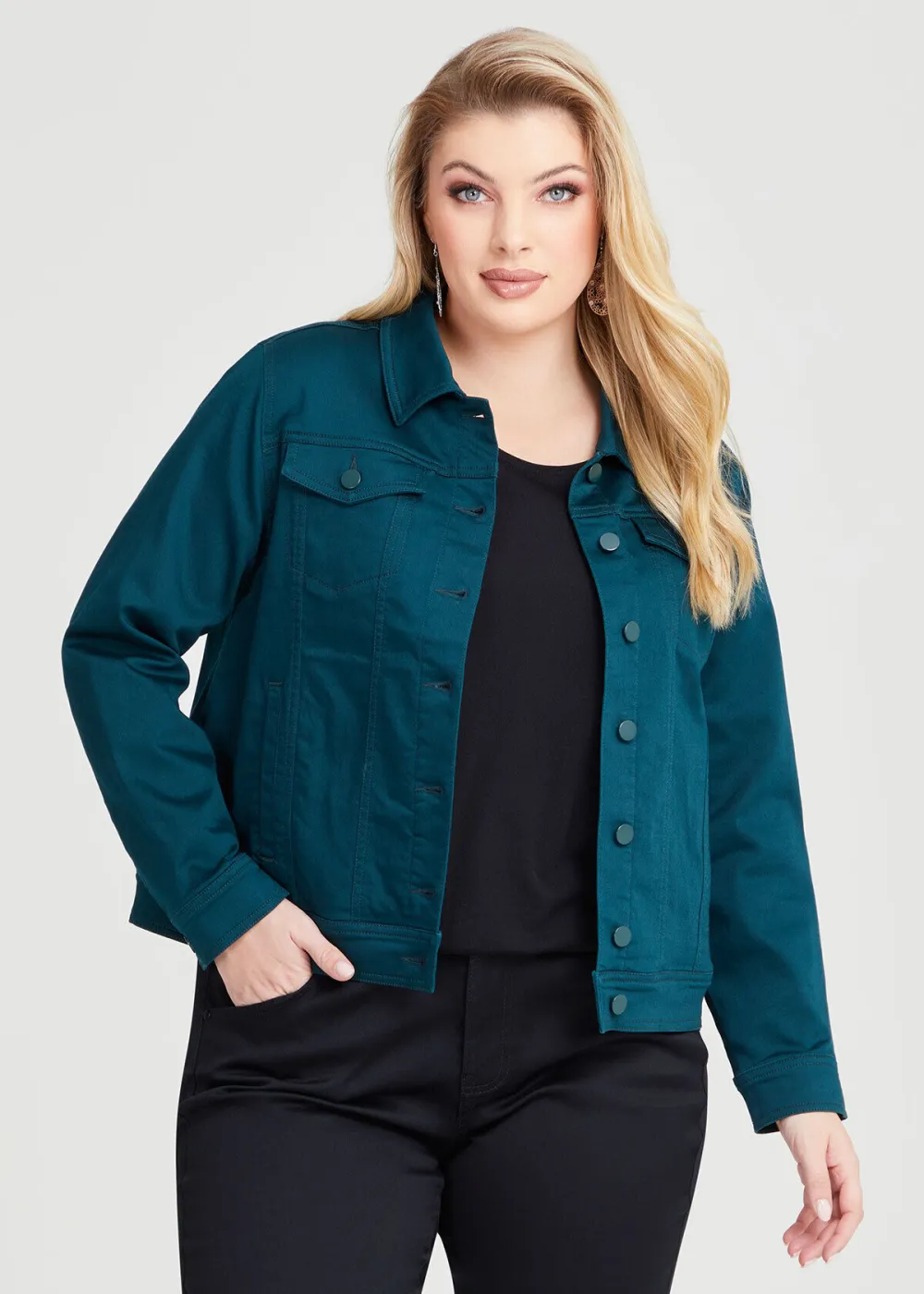 Coloured Classic Denim Jacket