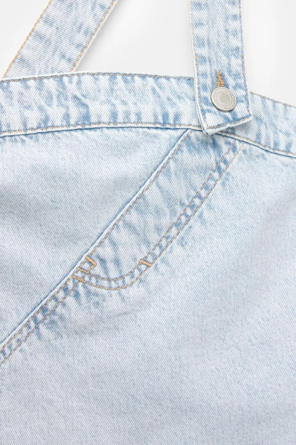 Patchwork denim top