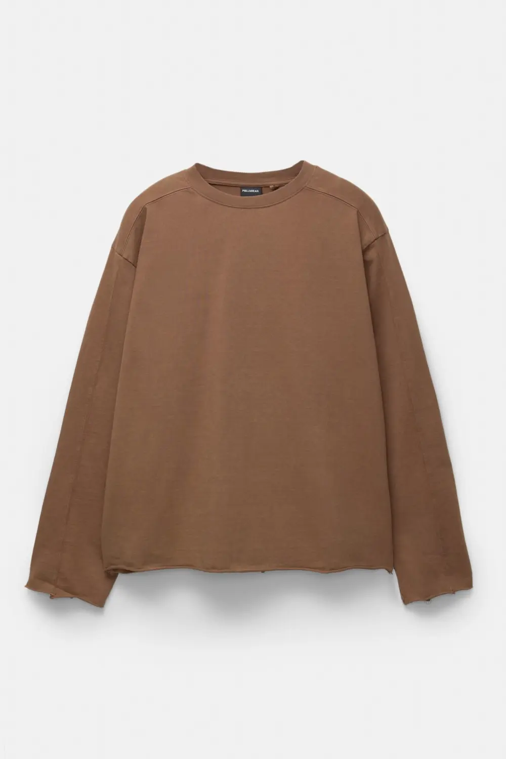 Faded T-shirt with frayed hem