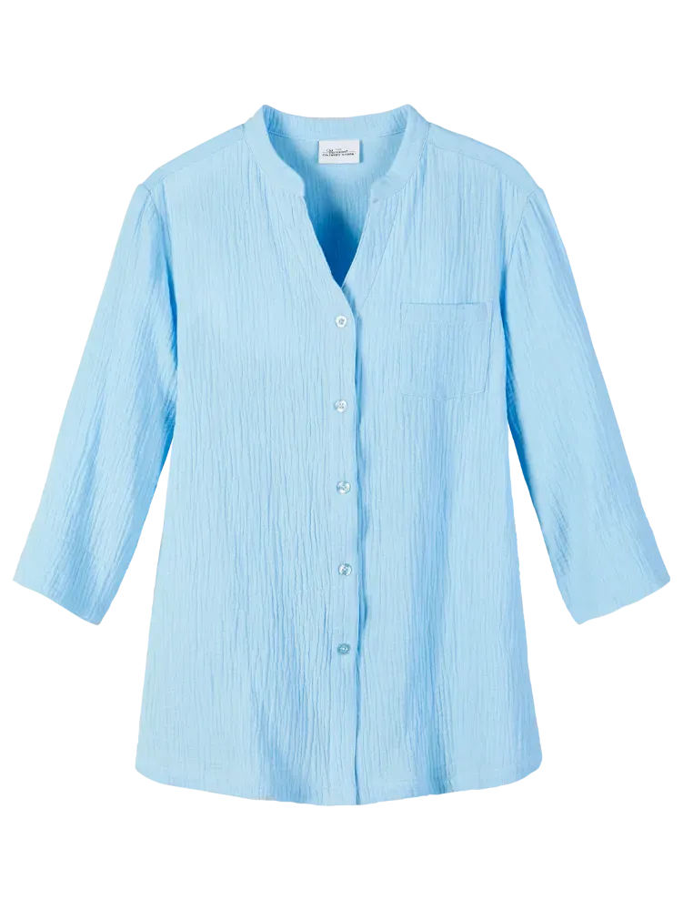 Women's Double Cotton Gauze Tunic