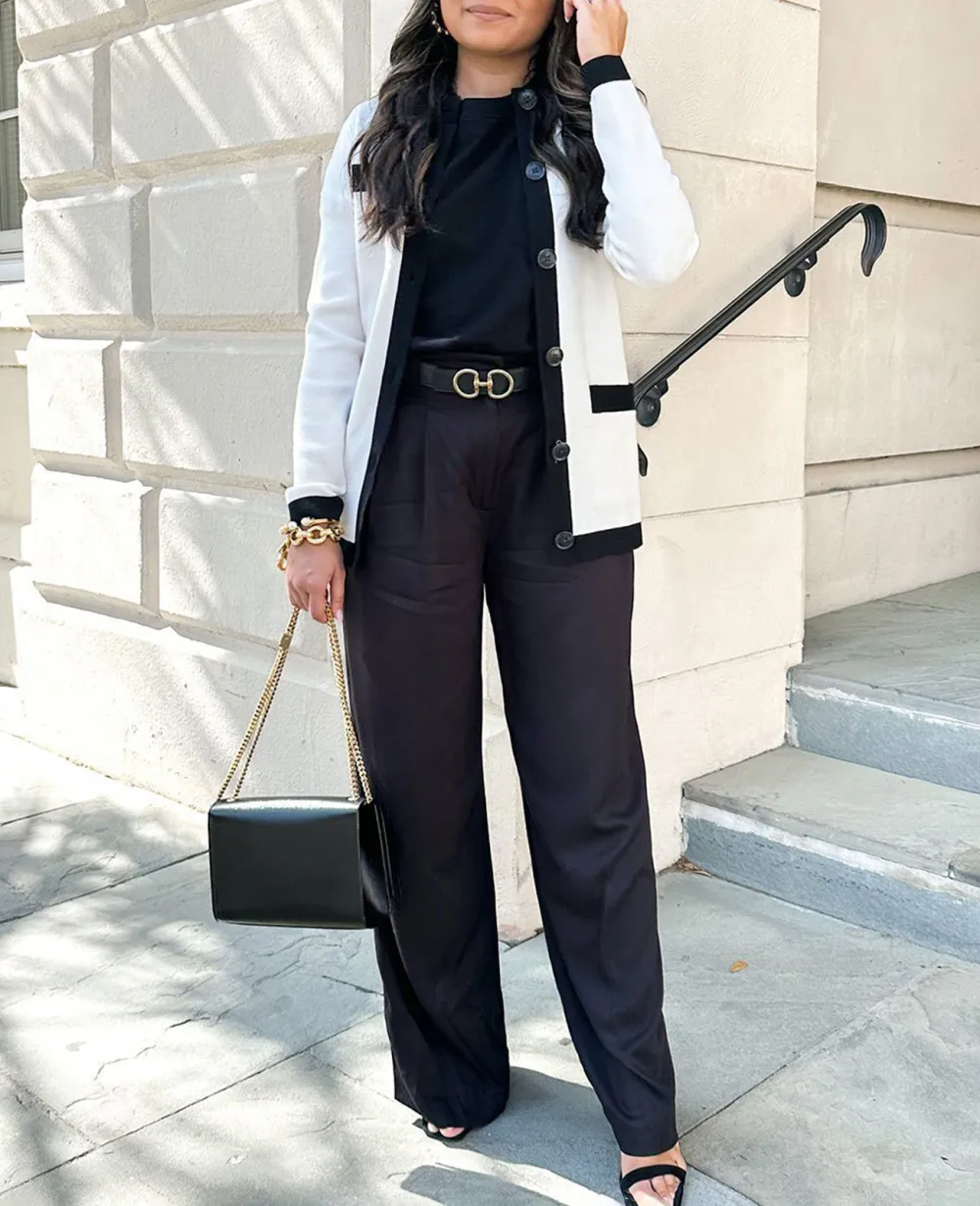 The Pleated Wide Leg Pant