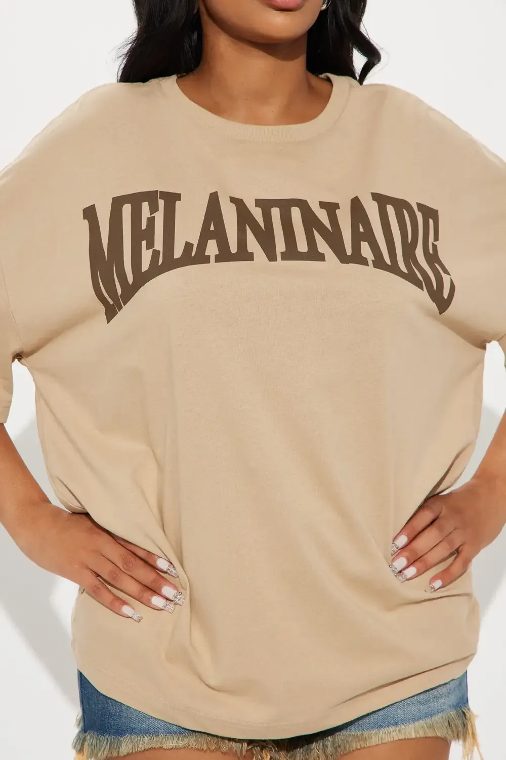 Melaninaire Oversized Tee - Sand