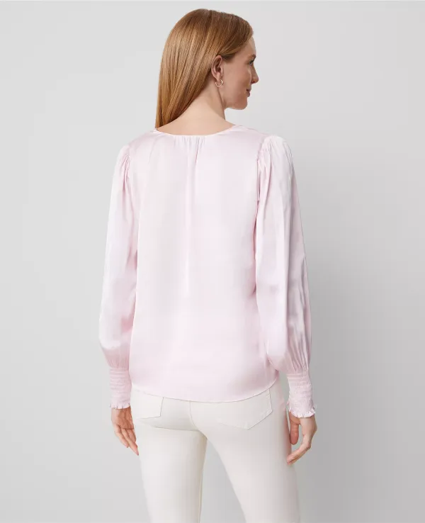 Smocked Ruffle Blouse