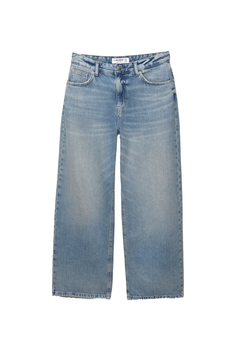 Jeans wide leg cropped