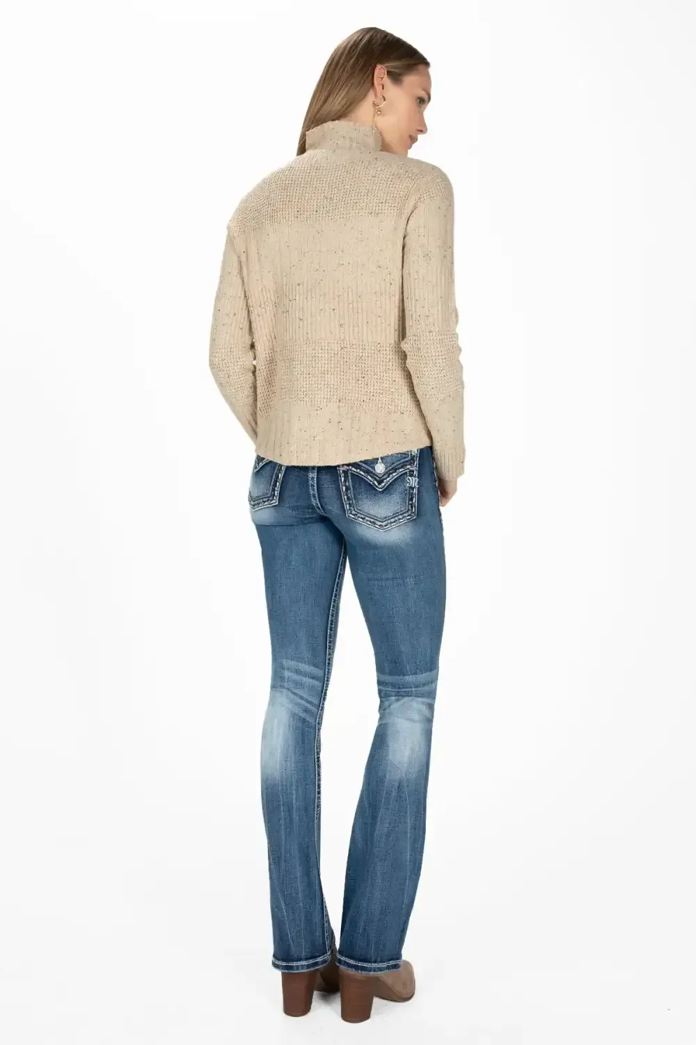 Speckled Knit Sweater