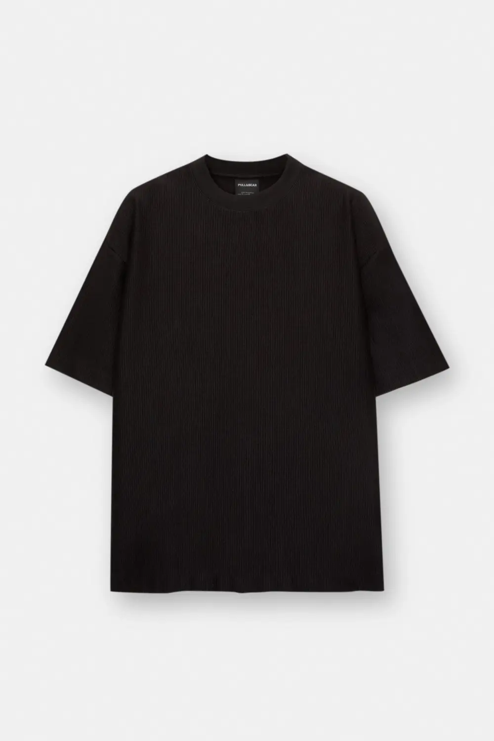 Textured short sleeve sweatshirt