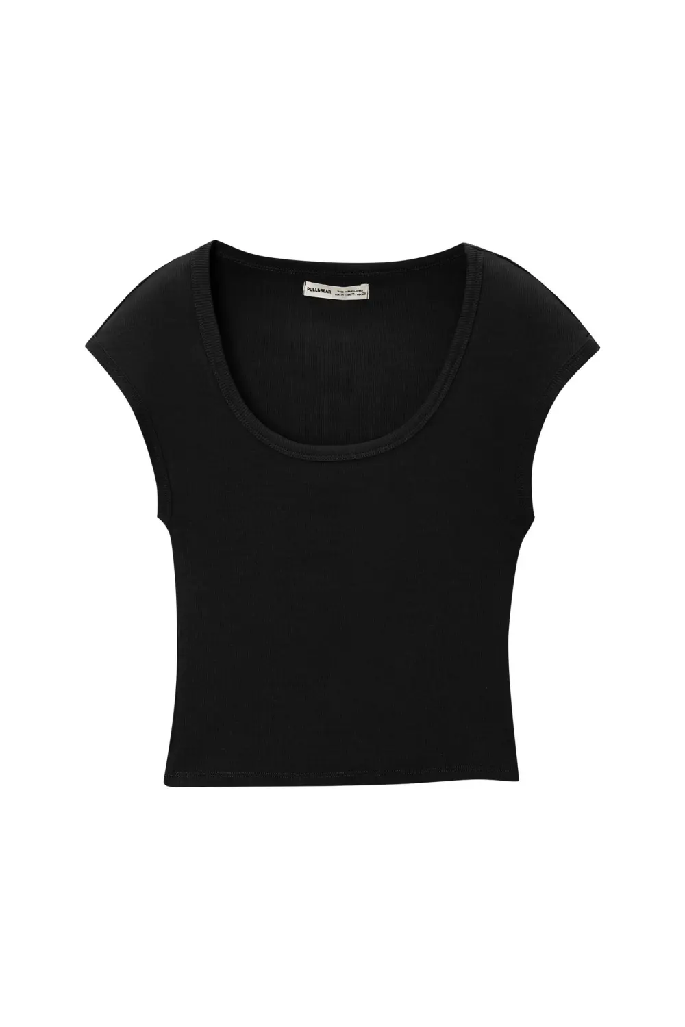 Ribbed short sleeve T-shirt