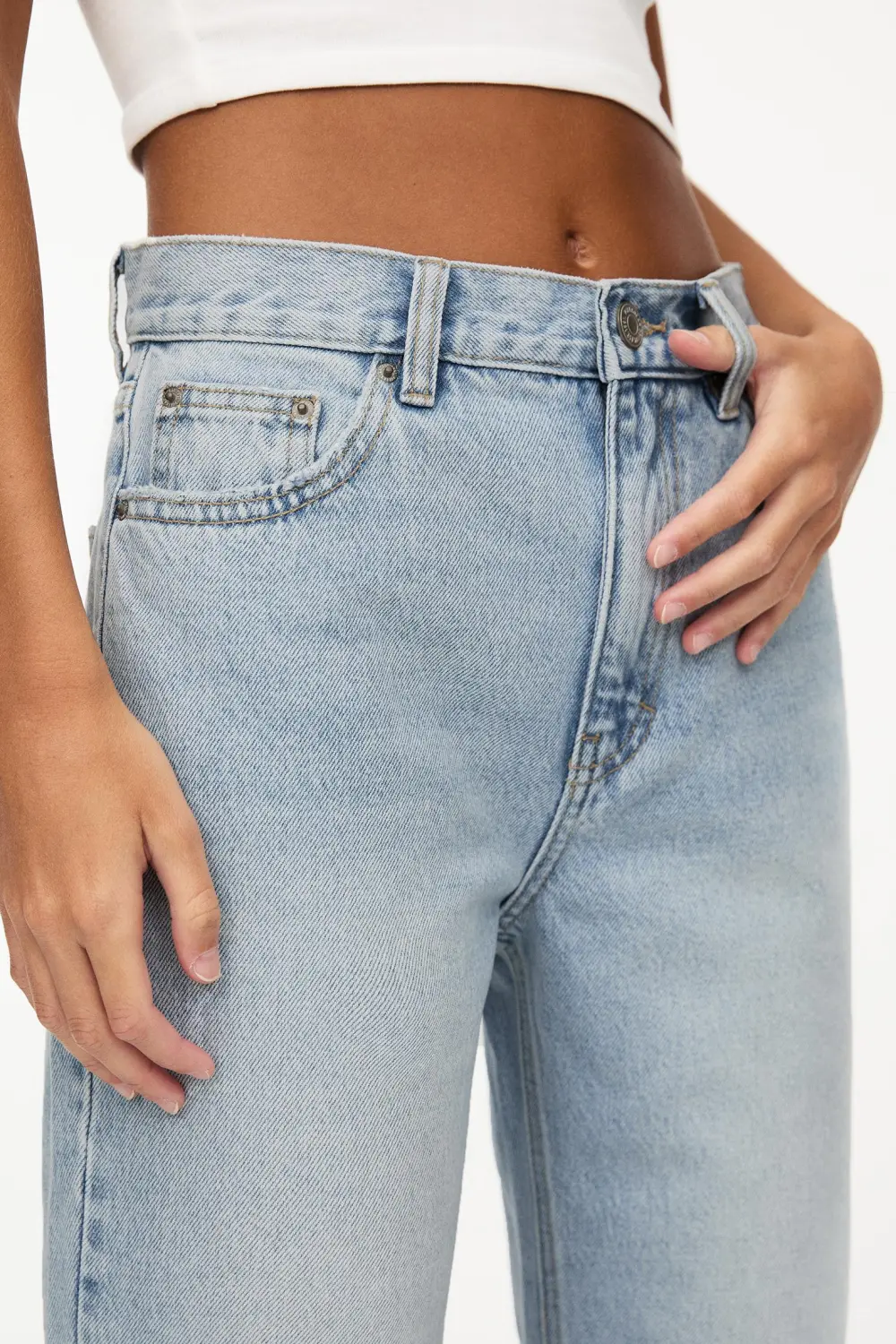 Jeans mom básicos