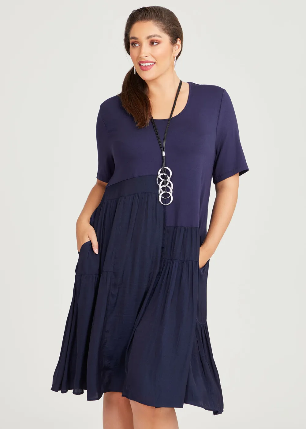Luxe Tier Natural Dress