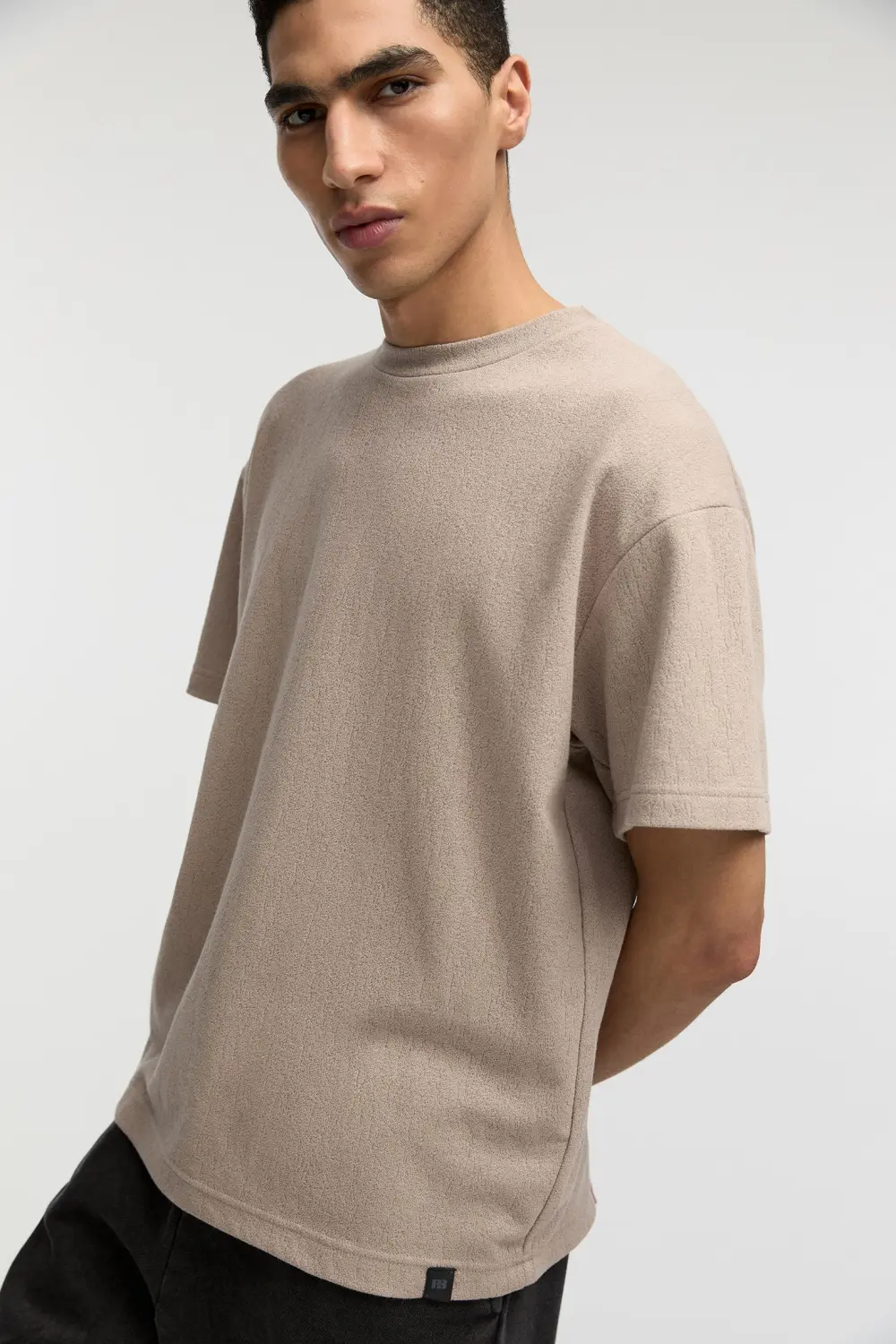Textured T-shirt