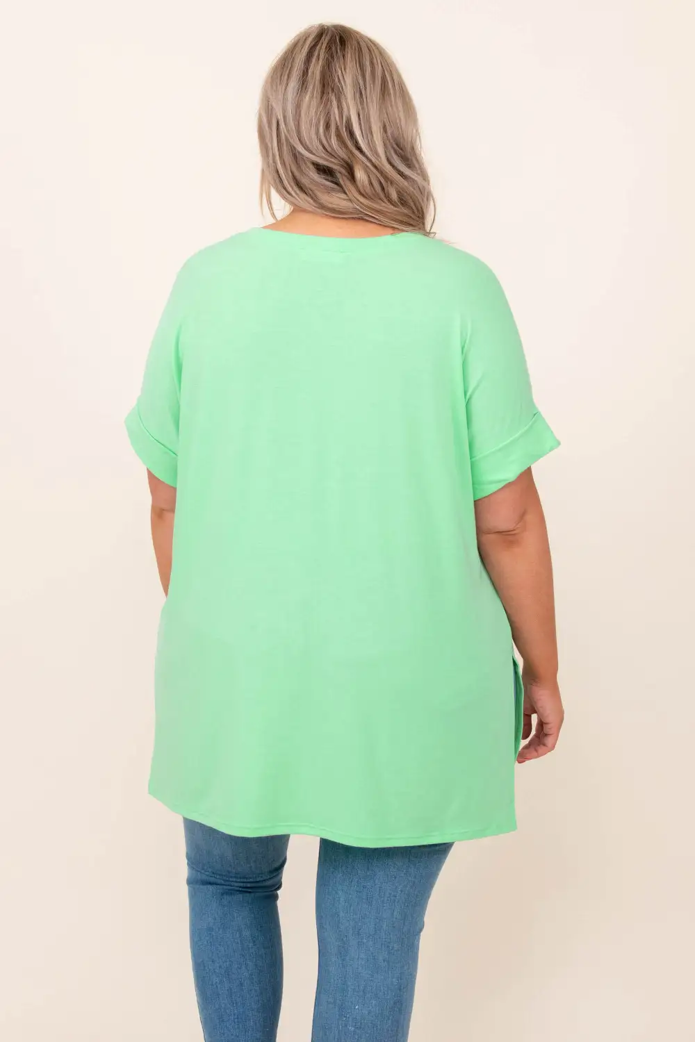 Comfy Travels Top, Green Mint
