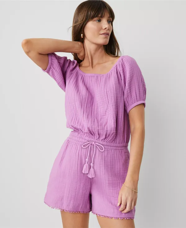 The Pull-On Short in Triple Cloth