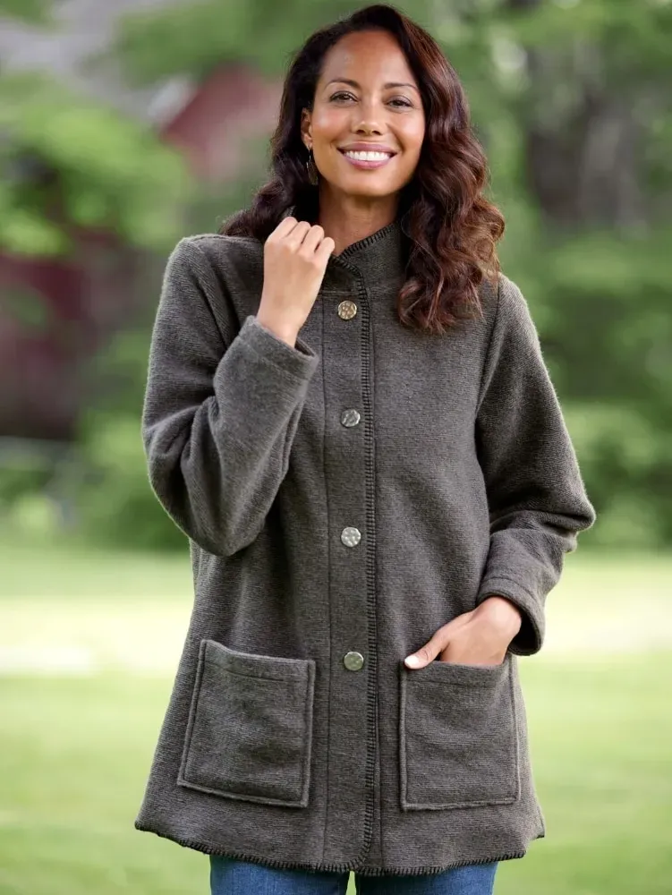 Women's Berber Wool Fleece Jacket